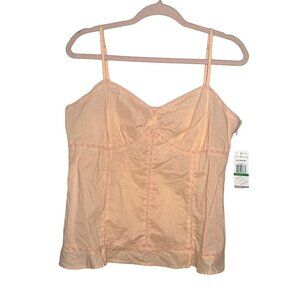 NWT Tommy Hilfiger women's peach orange spaghetti strap tank top size L